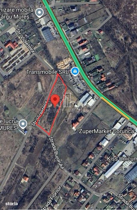 Teren 5 300 Mp Intravilan De Vanzare, Str Bujorului, Corunca