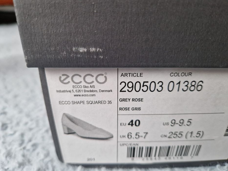 Pantofi Ecco piele 40