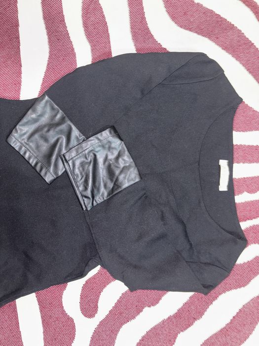 Кожаное платье женское