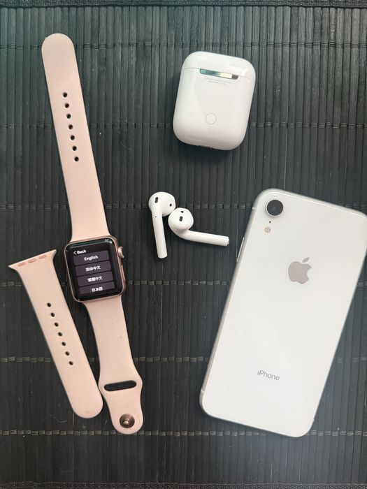 Iphone xr+apple watch series 3+air pods