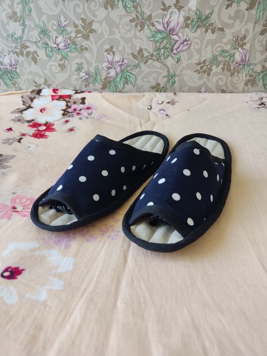 Домашние тапочки матерчатые