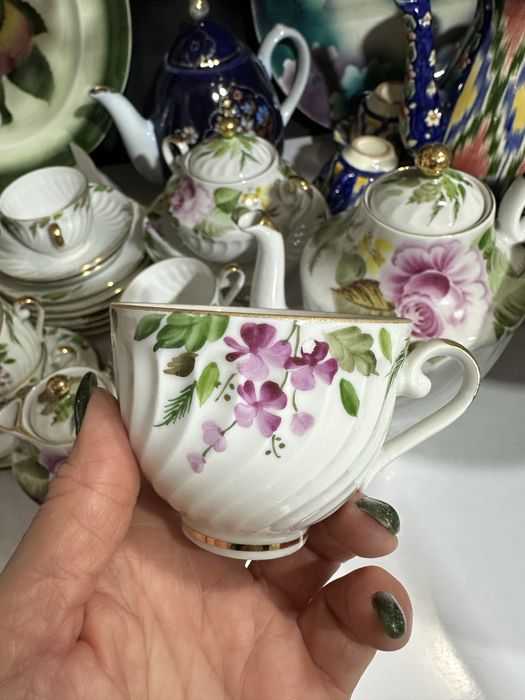 Сервиз ЛФЗ , кофейный,  в отличном состоянии