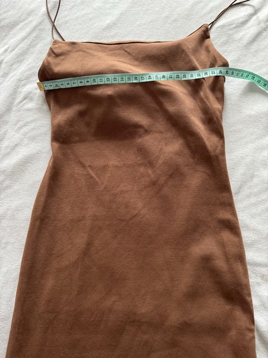 Rochie Pull&Bear maro cu bretele subțiri, mărimea S