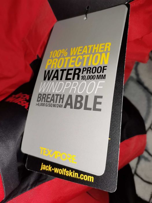 JACK WOLFSKIN Jasper Flex Мъжко водоустойчиво яке НОВО, с етикети