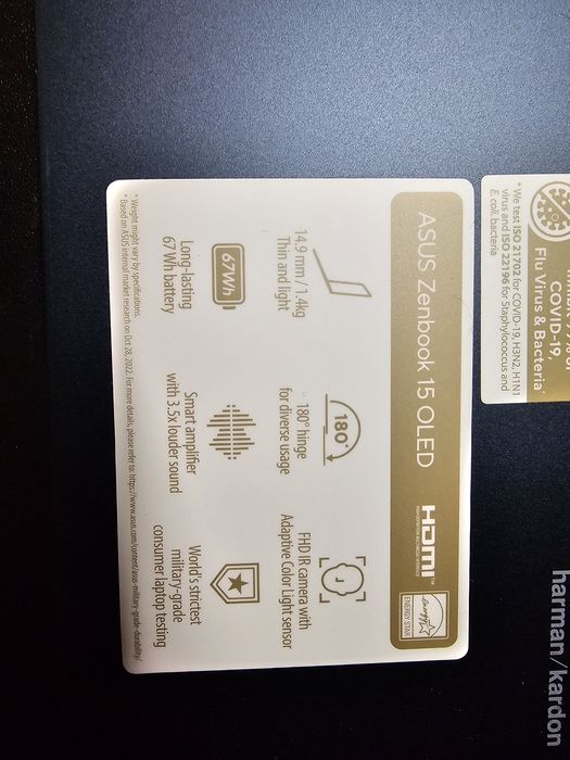 Лаптоп Asus Zenbook 15, Ryzen 5, 16 GB DDR5, 1TB