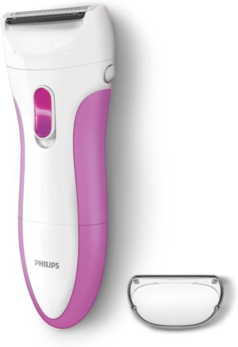 Philips SatinShave Essential Електрическа самобръсначка за крака за жени, безжична, за мокро и сухо бръснене, HP6341/00