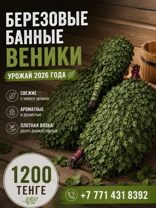Продам веники банные березовые