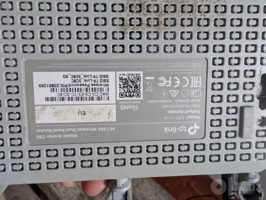 Router, Archer c60 b/u yahshi holatda