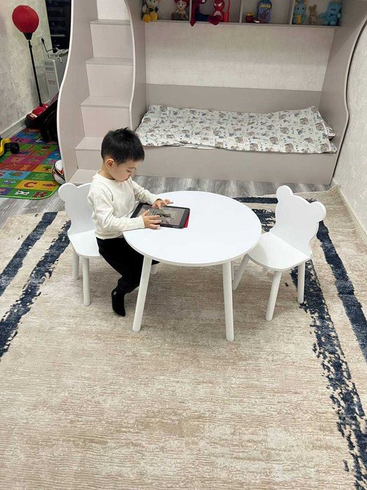 Детский стеллаж для игрушек и книг Bolalar uchun mebel