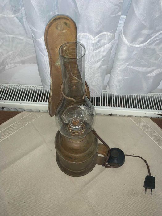 Lampa electrica din cupru