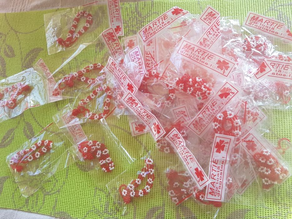 SUPEROFERTA! martisoare bentite, bratari, clame, elastice par handmade