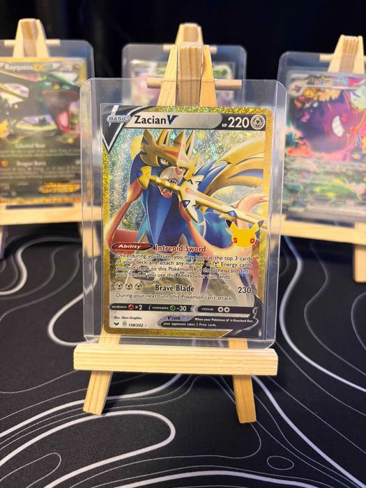 Pokemon TCG - Celebrations 30th - Gengar ex Special Illustration Rare, Rayquaza EX, Zacian V, Genesect EX