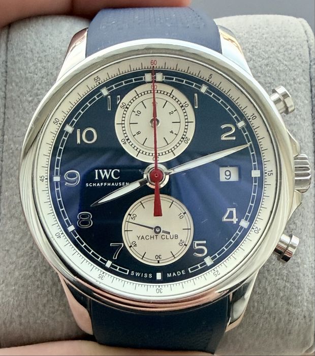 Vand ceas Iwc yacht club iw390507 automatic 43,5mm blue dial inhouse