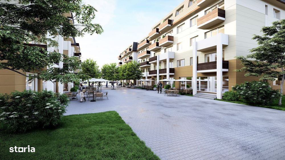 Apartament 2 camere, parter, 81 520 €, parcare inclusă, DEZVOLTATOR.