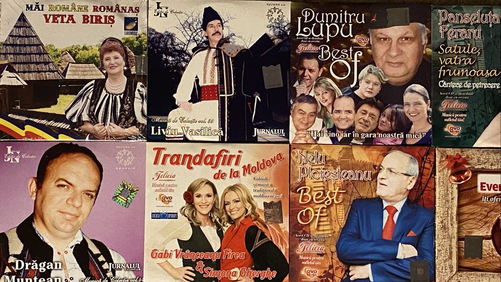 Colectie 16 CD-uri cu muzică populară, etno, tradițională românească