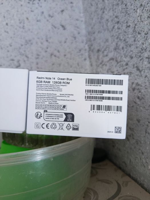 Redmi not 14 6/128