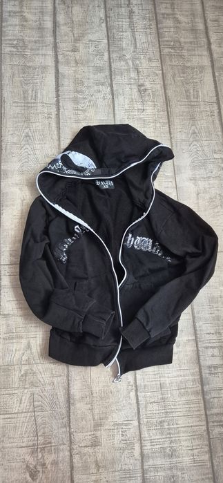 Hanorac Off white original negru
