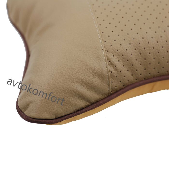 2 Броя Кожени Възглавници Комплект За Подглавници За Автомобил