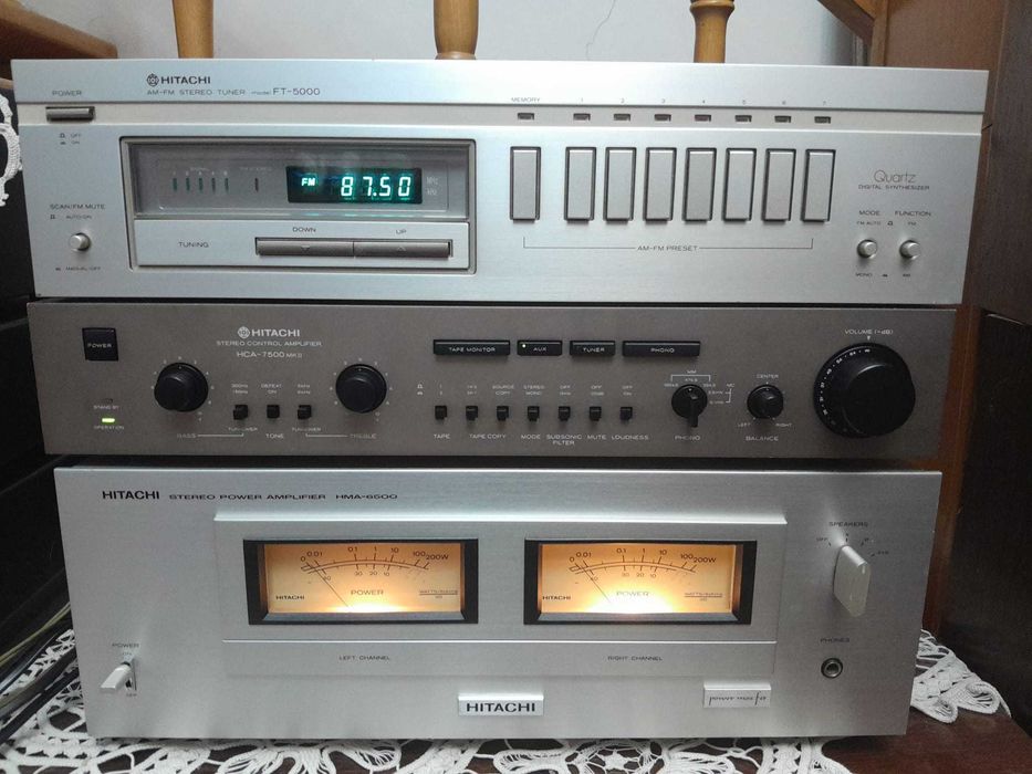 Amplificator Hitachi putere HMA 6500 Mos-Fet Preu HCA 7500-MKII