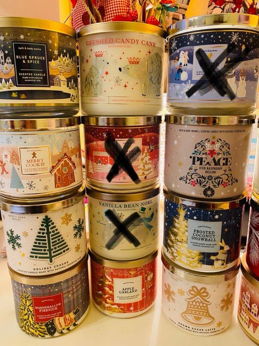 Bath & body works lumanari parfumate Craciun, 411 gr