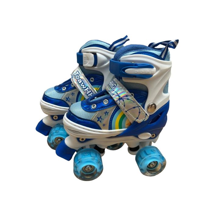 Role copii Shiny cu 4 roti cu lumini