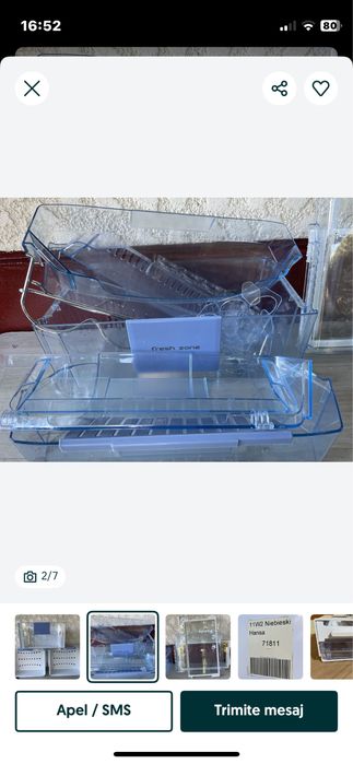 Accesorii combina frigorifica Hansa plus dozator gheata Samsung