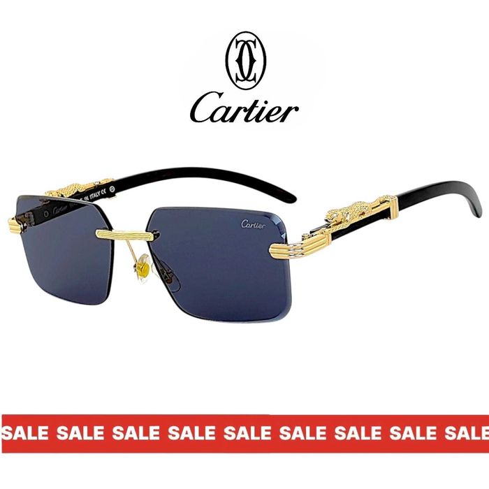 Cartier Panthera – Унисекс слънчеви очила 2026 с златна пантера