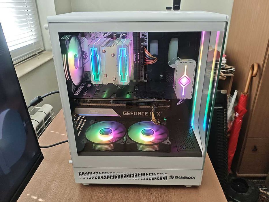 Геймърски компютър, Ryzen 5600, Rtx 3060Ti, 32gb Ram, 960Gb ssd, 700W