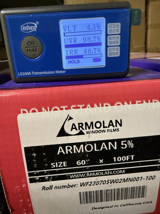 Тонировка Armolan 03%,05%,15%,35%