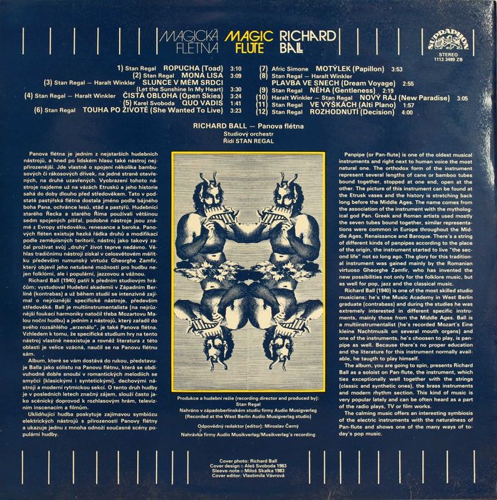 Richard Ball – Magická Flétna - Magic Flute (Грамофонна плоча - LP)