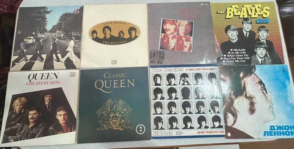 Виниловые пластинки зарубежные и советские