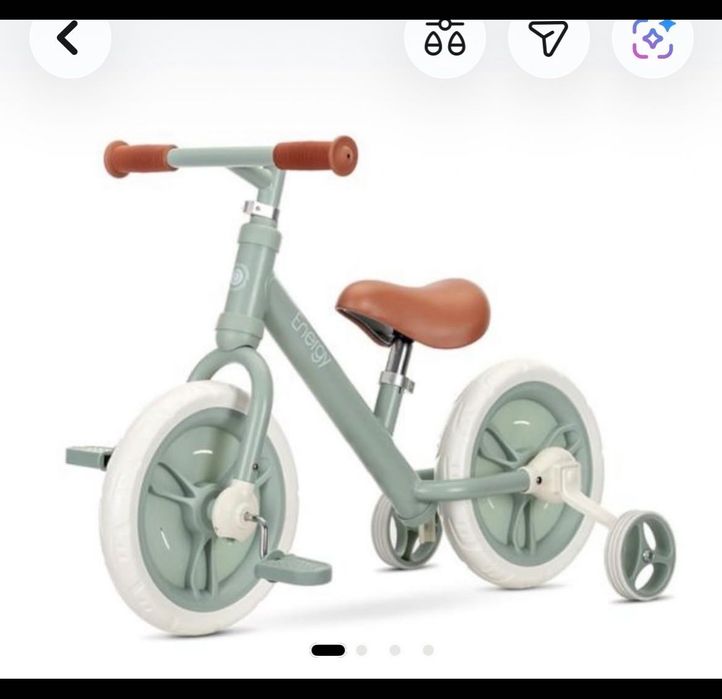 Bicicletă pentru copii cu roți ajutătoare
