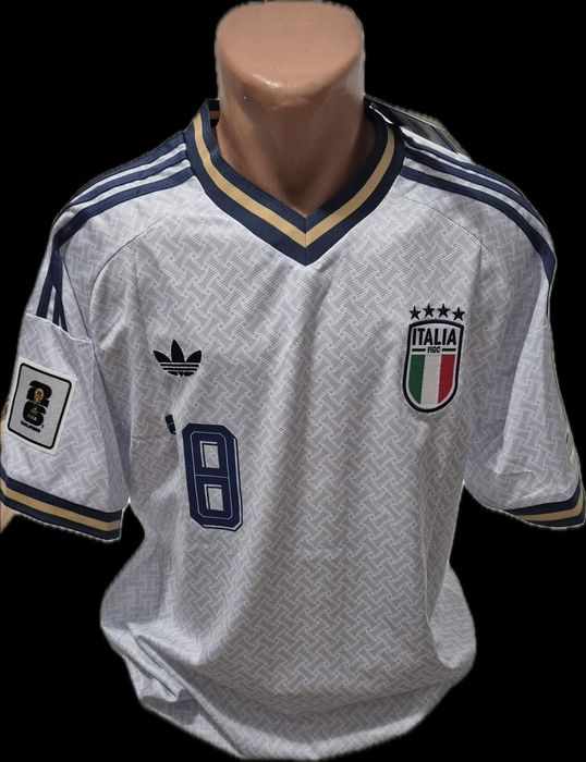 Tricou fotbal Italia Barella cupa mondiala mărime xl
