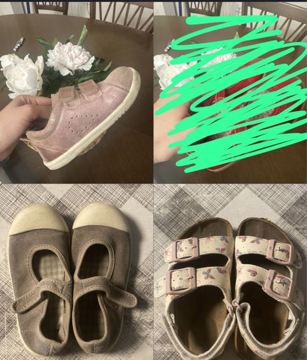 Детская обувь Zara, Next, LCW 24-25 размер