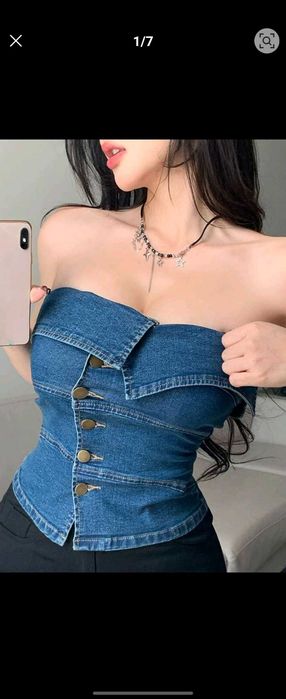 Топ Дънково Бюстие