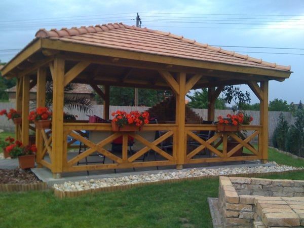 Foisor gradina  lemn