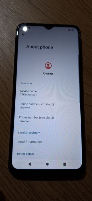 ZTE BLADE A34 stare foarte bună