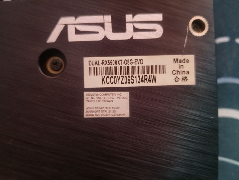 Asus DUAL AMD Radeon RX5500XT