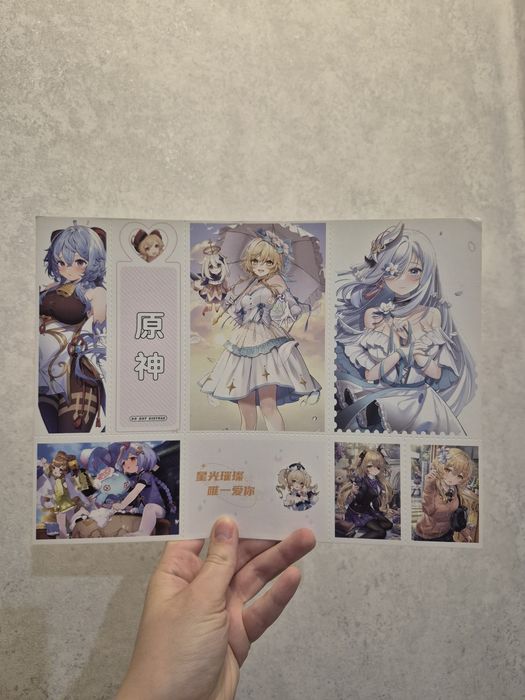 Раскраска Genshin Impact