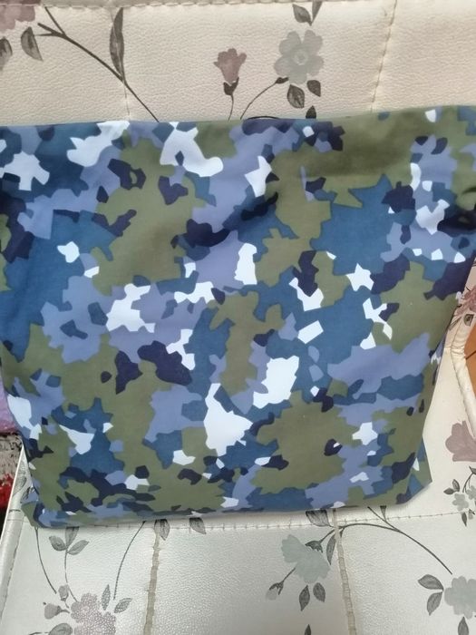 Costum combat albastru de intemperii