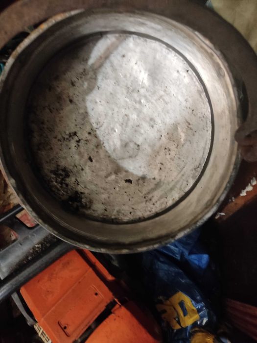 Меден поднос и чаши-ръчно ковани. Големи медни котли бакър