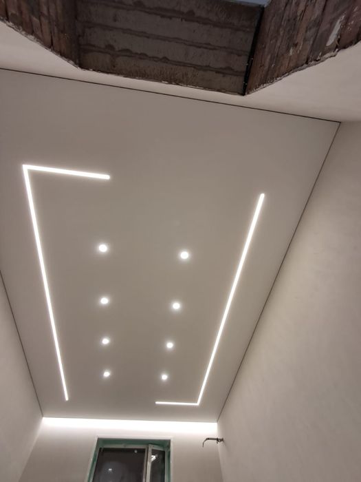 Натяжные потолки по 1500 за м²