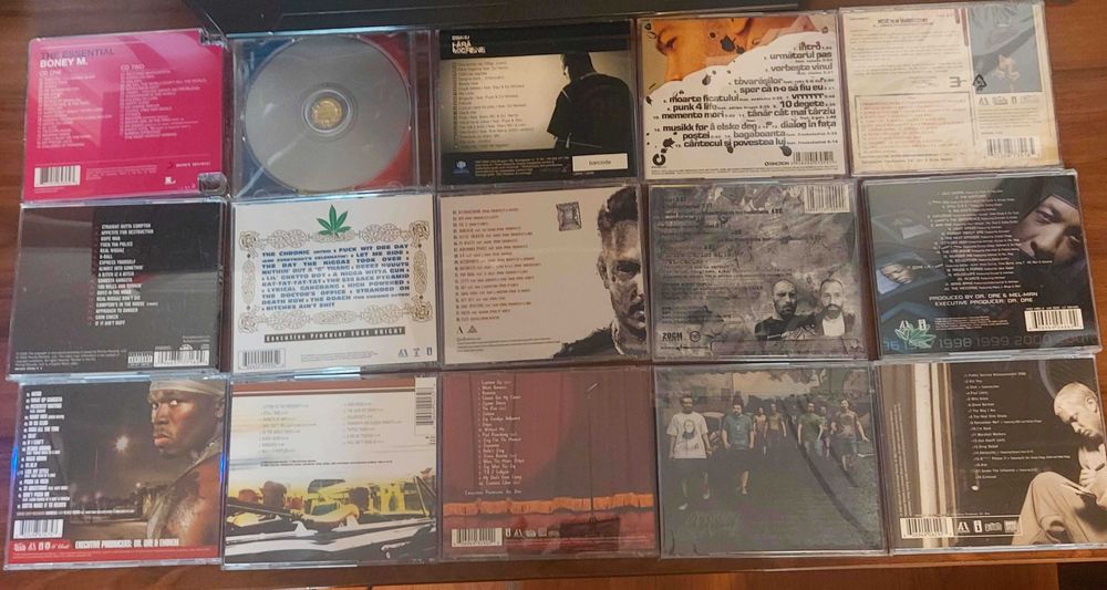 LOT albume cd hip hop/rap/trap/manele romanesti si straine originale