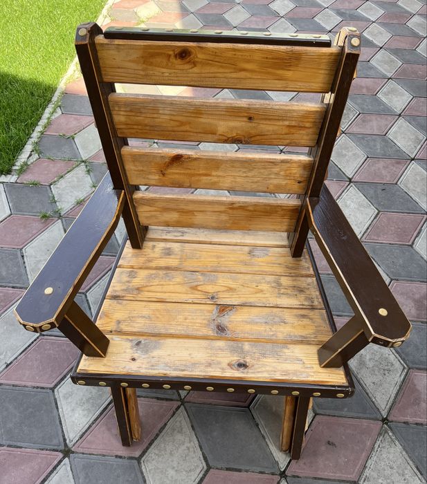 Стул деревянный, самодельный