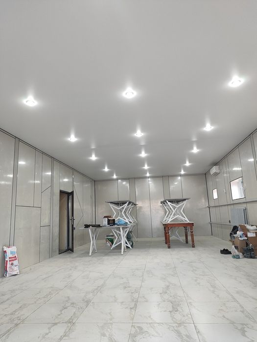 натяжной потолок . Келмелі төбе