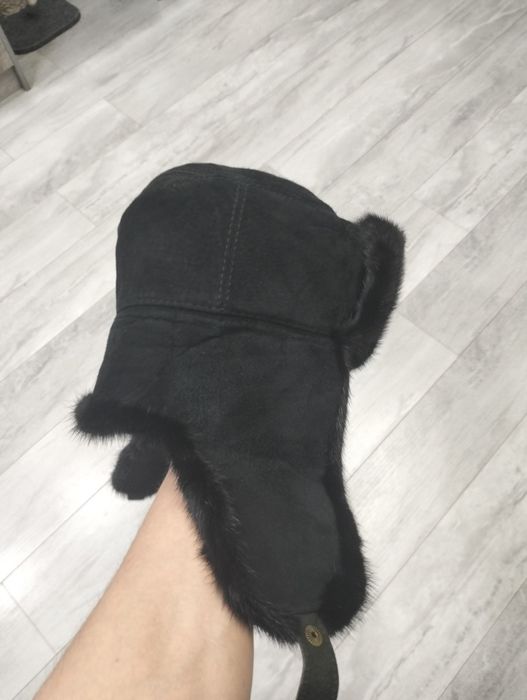 Шапка ушанка мужская