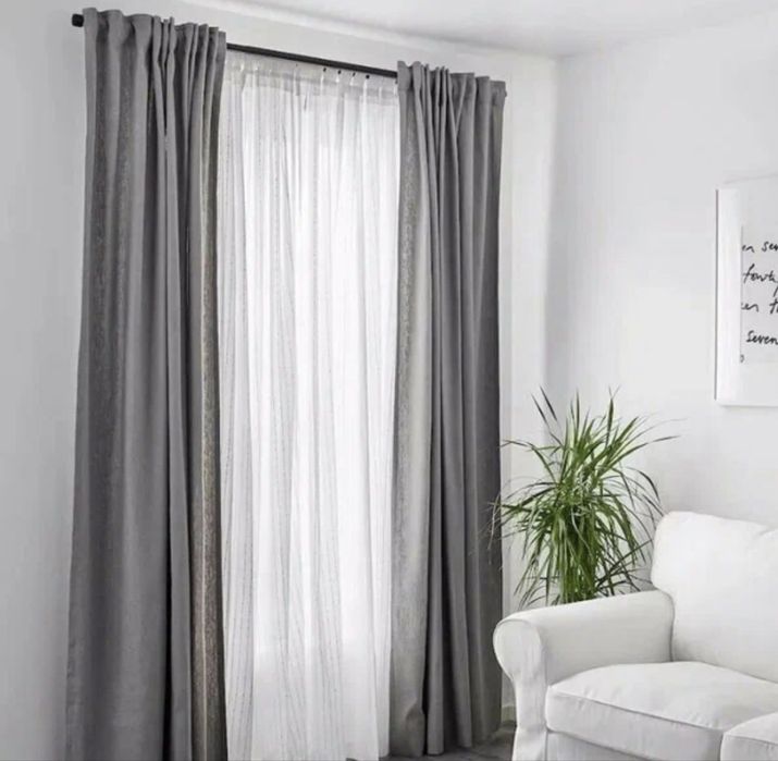 Тюль ikea на петлях