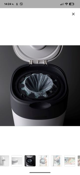 Кош за пелени Tommee Tippee  Twist and Click+ касета+ много торби