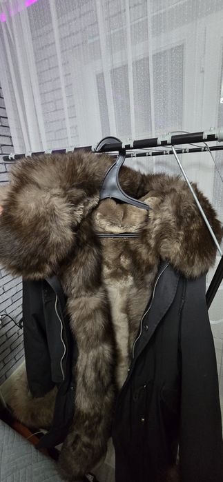 Зимняя парка с мехом