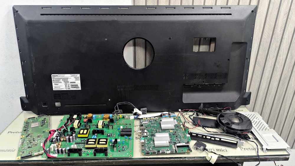 Dezmembrez Philips 55POS9002/12 55" OLED – Main Board, Sursă, T-Con, Difuzoare – Piese Testate